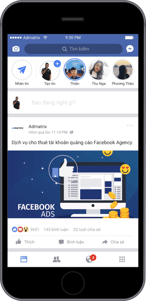 rent cheap facebook advertising account service